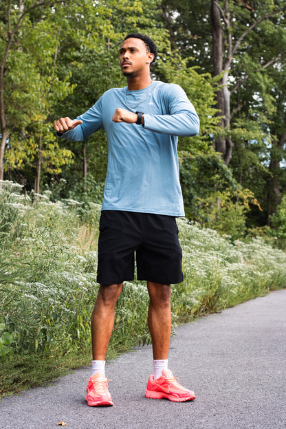 The Essential Long Sleeve - Sky
